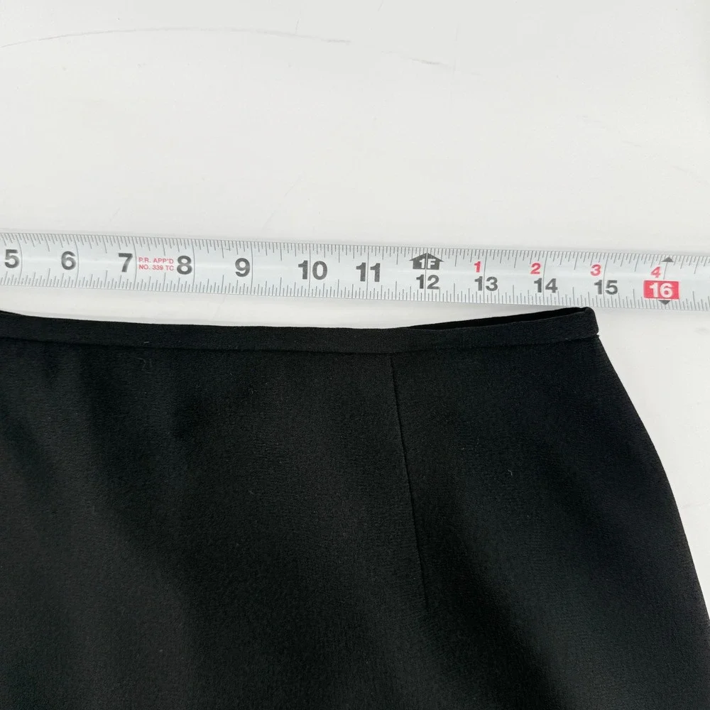 Classic Lauren Ralph Lauren Pencil Skirt Career Office Wear Black Size 12‎
